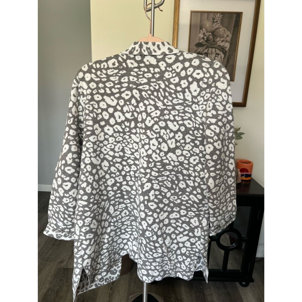 Ruby Rd. Leopard-Print Sweater - Picture 9 of 11